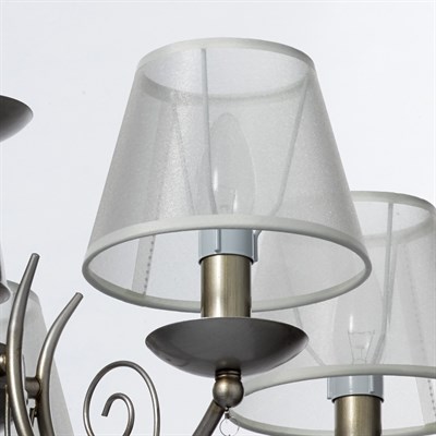 Люстра MW-LIGHT Глория 8*40W Е14 220V 328010808 - фото 60164