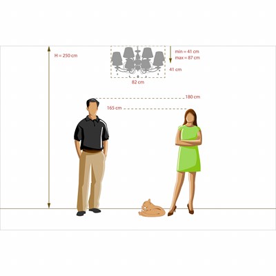 Люстра MW-LIGHT Глория 8*40W Е14 220V 328010808 - фото 60170