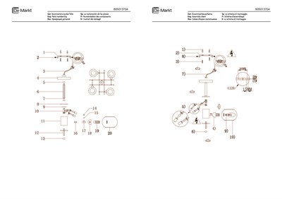 Люстра DE MARKT Гамбург 4*40W E14 220V 605013704 - фото 60288