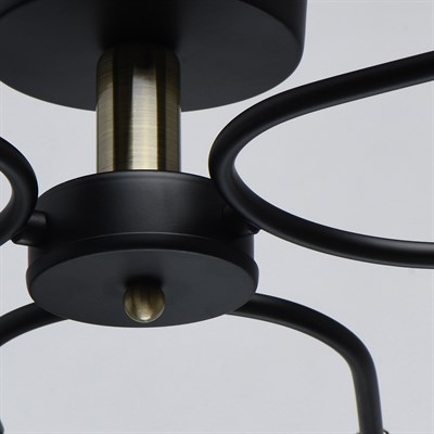 Люстра DE MARKT Конрад 6*40W E14 220V 667011506 - фото 60311