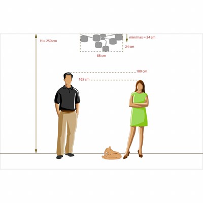 Люстра DE MARKT Конрад 6*40W E14 220V 667011506 - фото 60313