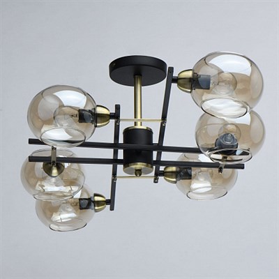 Люстра DE MARKT Гамбург 6*40W E14 220V 605013806 - фото 60315