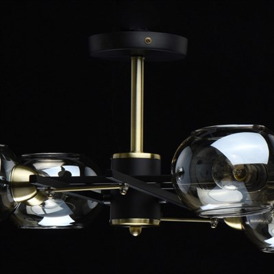 Люстра DE MARKT Гамбург 6*40W E14 220V 605013806 - фото 60321