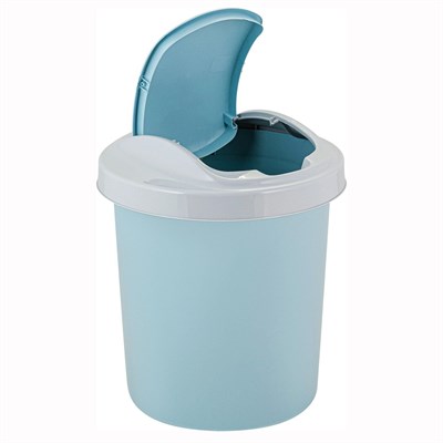 Контейнер для мусора ORIGINAL/VOGUE 12л небесный SV4044НБС-8 - фото 60472