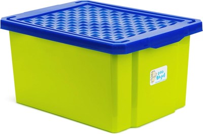 Ящик START детский для хранения игрушек 17л оливковый арт.LA1017GR-12 - фото 60507