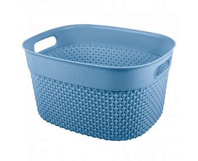 Корзина PLAST TEAM OSLO для хранения 12л, туманно-голубой PT1352ТГ-14 - фото 60522