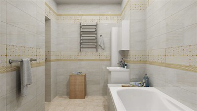Декор ALMA CERAMICA Romano на белом коричневая 200*600*9 DWU11RMN004/11ВСРМ004 - фото 60929