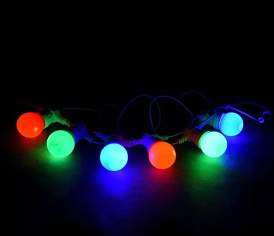 Гирлянда VEGAS эл. конструктор Лампы 48 разноцветных LED ламп 2,4м 55040 - фото 61065