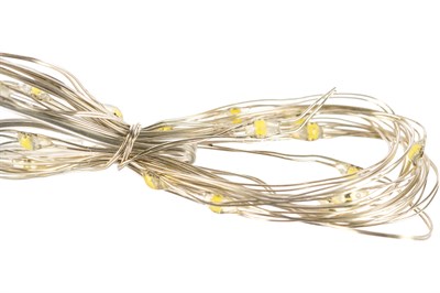 Гирлянда VEGAS эл. Нить 20 холодных LED ламп РОСА с пультом 2м 55105 - фото 61094