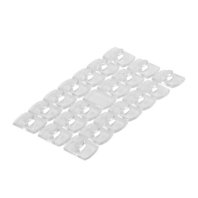 Крючки VEGAS для крепления гирлянд, самоклеящиеся 20шт 1.3см*1.8см 55155 - фото 61219