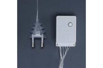 Бахрома Decor Звезды IP20, Ш:2,4м, В:0,9м, Н.С. LED-138-220V, 8 режимов, Т/белый 2361702 - фото 61350