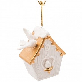 Набор подвесных украшений СКВОРЕЧНИК фарфор 8,7*7,5*3,9см 78518 - фото 61625