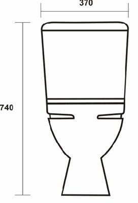 Унитаз-компакт Стандарт Эконом/Стандарт белый - фото 62014