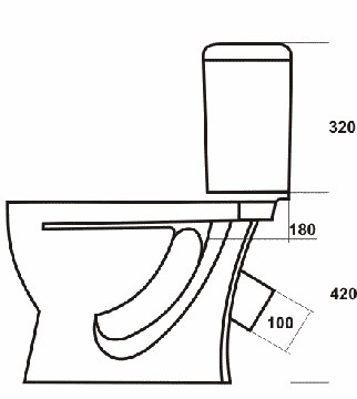 Унитаз-компакт Стандарт Эконом/Стандарт белый - фото 62015