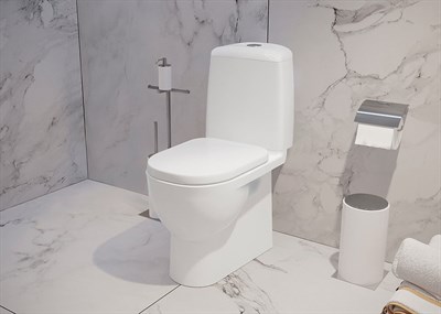 Унитаз-компакт SANITA LUXE Best Comfort микролифт белый - фото 62018