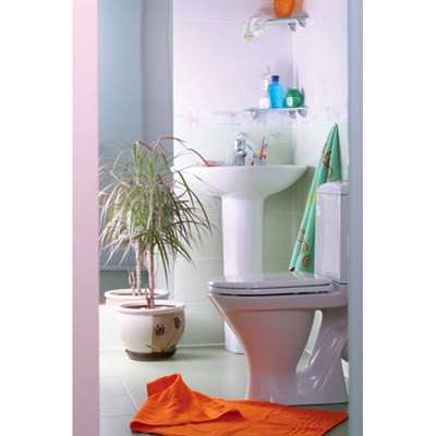 Унитаз-компакт Аттика Эконом/Стандарт белый - фото 62027