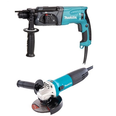 Набор электроинструментов MAKITA DK0120 (HR2470, GA5030) - фото 62084