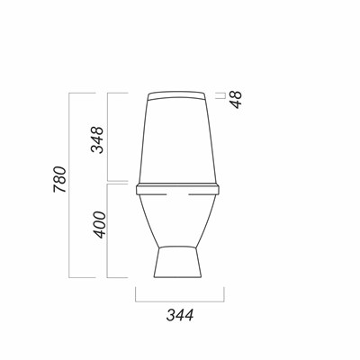 Унитаз-компакт Лада Эконом/Стандарт белый - фото 62113