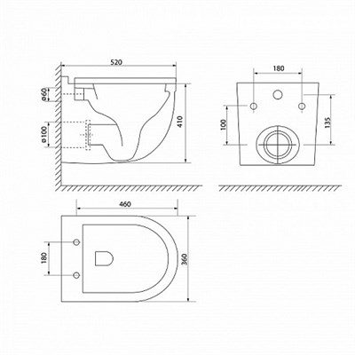 Унитаз IDDIS CLOUD подвесной безободковый CLORDSEi25 - фото 62123