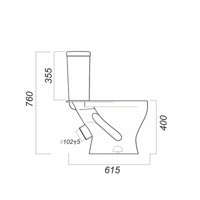 Унитаз-компакт Формат Эконом/Стандарт белый - фото 62190