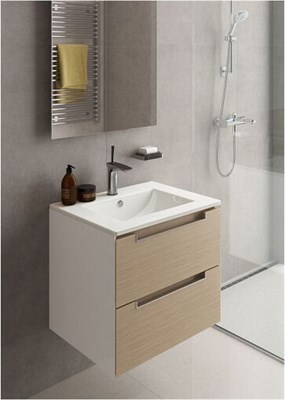 Умывальник мебельный Quadro 60 белый - фото 62256