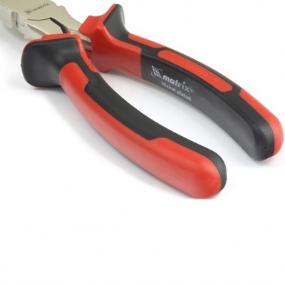 Бокорезы MATRIX NICKEL 180 мм, никелированные, двухкомпонентные рукоятки 17522 - фото 62262