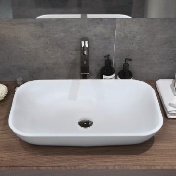 Умывальник на столешницу Infinity 60*36 белый - фото 62265