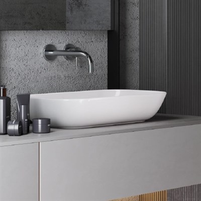 Умывальник на столешницу Infinity 60*36 белый - фото 62266