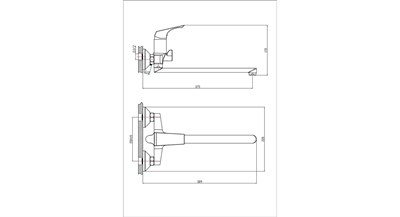 Смеситель RIGHT для ванны RH 31 - фото 62359