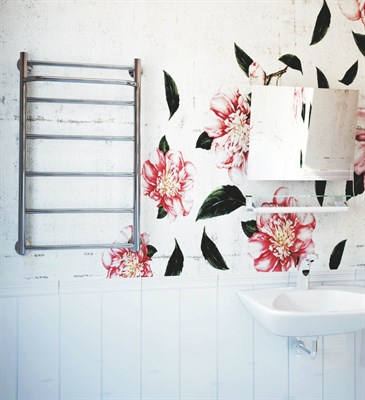 Полотенцесушитель ВИТАЛЮКС Лира с полочкой 70*40 левое подключение - фото 62410