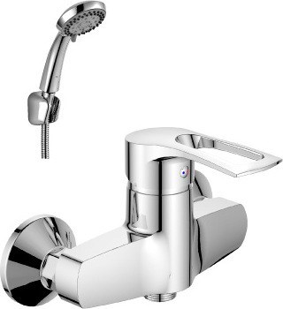 Смеситель ROSSINKA для душа монолитный, хром T40-41 - фото 62563
