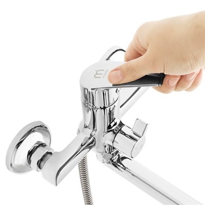 Смеситель NELSON для ванны Milardo с длинным изливом NELSBLCM10 - фото 62604