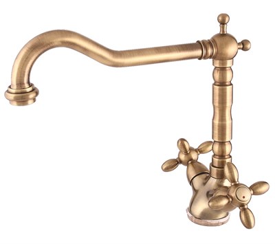 Смеситель RUBINETA V-33 Cross (Br) для кухни V8L096 - фото 62653