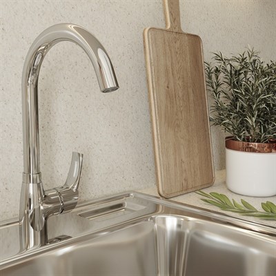 Смеситель MEAL для кухни с ручкой сбоку Milardo M07SB0JM05 - фото 62684