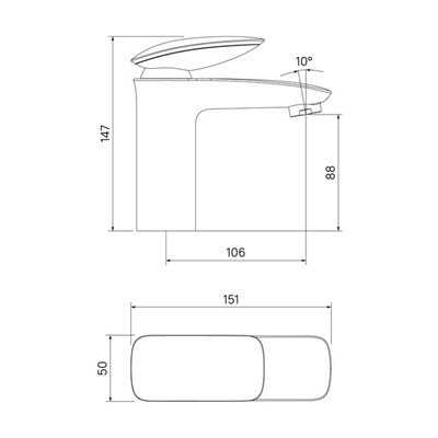 Смеситель IDDIS для умывальника STOSB00i01 - фото 62768