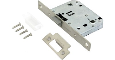 Защелка PALLADIUM межкомнатная 470 PN с фиксатором - фото 63136