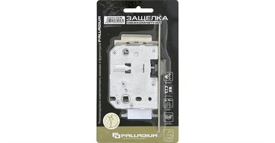 Защелка PALLADIUM межкомнатная 470 PN с фиксатором - фото 63137