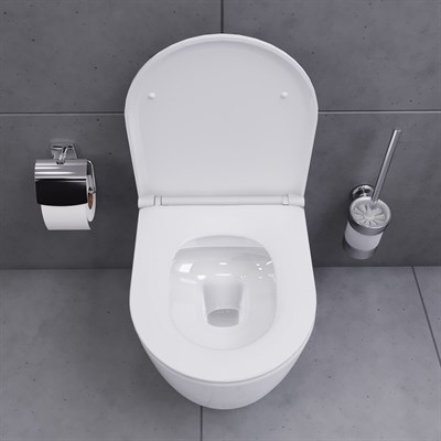 Унитаз AM.PM подвесной Sirius безободковый с сиденьем микролифт DX86C1700SC - фото 63255