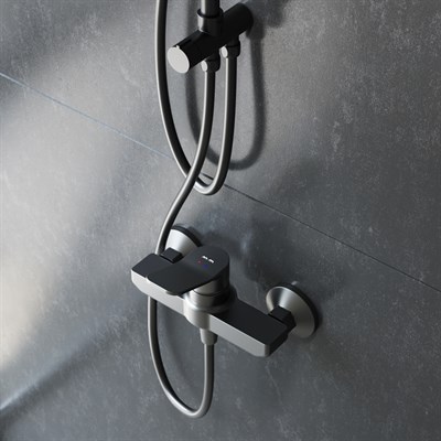 Смеситель AM.PM X-Joy для душа, черный F85A20022 - фото 63263