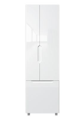 Пенал напольный Optima 60 с корзиной для белья DO1908P - фото 63424