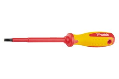 Отвертка MATRIX PROFESSIONAL Insulated, SL3,0 x 80 мм, CrMo, до 1000 В, двухкомп. рукоятка 12914 - фото 6357