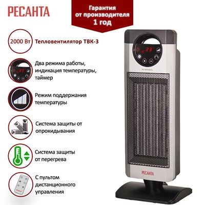 Тепловентилятор РЕСАНТА ТВK-3 67/2/5 - фото 63596