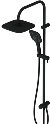 Душевая сист. DAMIXA RedBlu Origin Evo:верх душ230мм, ручн.душ120мм,3реж,штанга1010мм черн.978200300 - фото 63716