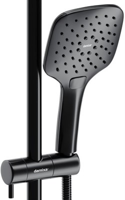 Душевая сист. DAMIXA RedBlu Origin Evo:верх душ230мм, ручн.душ120мм,3реж,штанга1010мм черн.978200300 - фото 63718