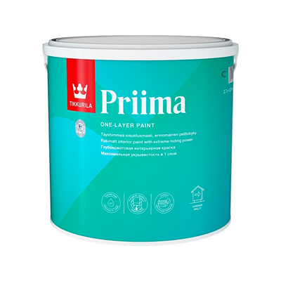 Краска интерьерная TIKKURILA PRIIMA C гл/мат 2,7л - фото 63748