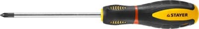 Отвертка STAYER PROFI PROTech, двухкомп рукоятка, намагниченная, Сr-Mo, PH1х100мм 25132-1-10_z02 - фото 6390