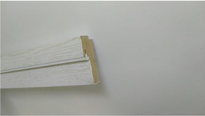 Коробка ЛЕСКОМ экшпон квадратная 70*26*2070 с уплотнителем ясень золотой (стойка1-шт) - фото 64395