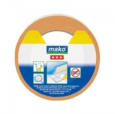 Скотч MAKO для напольных покрытий, полипропилен 25мх50мм 831725 - фото 6440