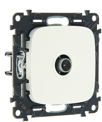 Розетка LEGRAND DIY VALENA Allure TV белая 753751 - фото 64413
