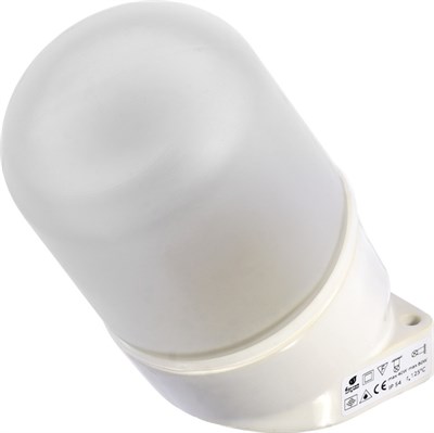 Светильник БАННЫЕ ШТУЧКИ электр. для бани, керамический, угловой, термостойкий, d-8,3х13,3 см 14503 - фото 64499